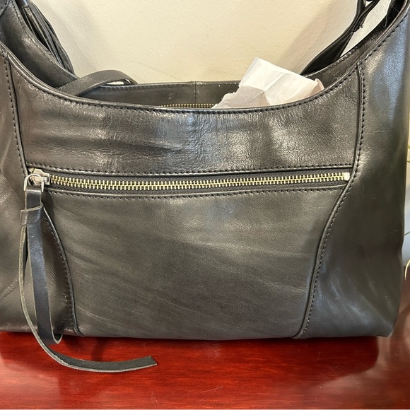 Harley Davidson black leather shoulder bag - Picture 9 of 11